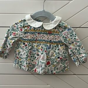 Baby Boden Peter Pan collar shirt